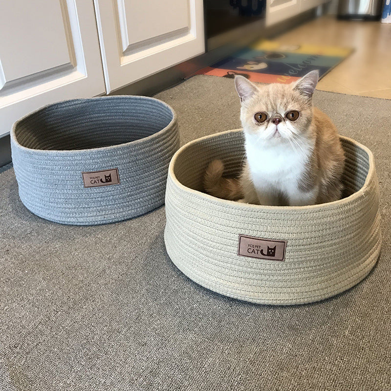 Why Your Pet Deserves the Handmade Cotton Rope Cat Bed
