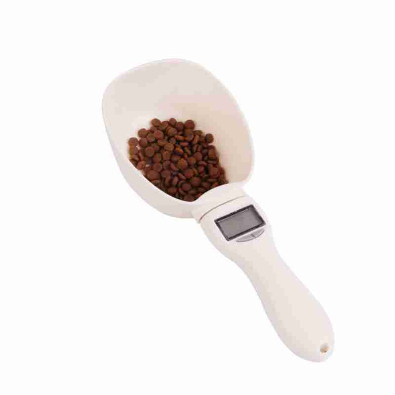 Pet Feeding Weighing Spoon – Measuring Scoop for Dogs & Cats