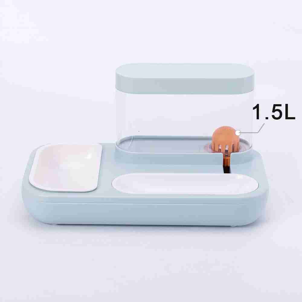Modern pet water fountain with 1.5L capacity and easy-to-clean design