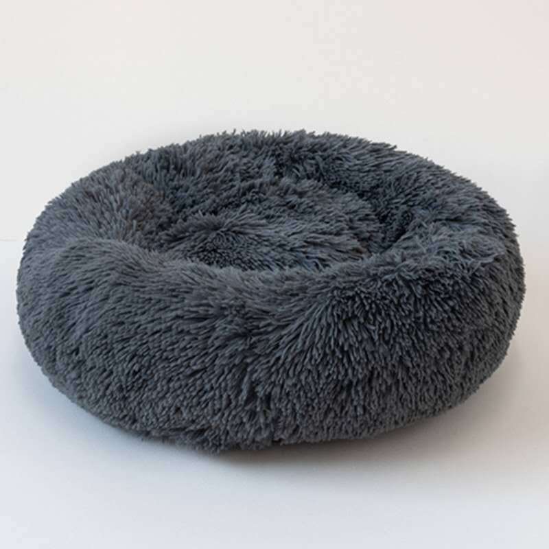 Gray pet sleep bed