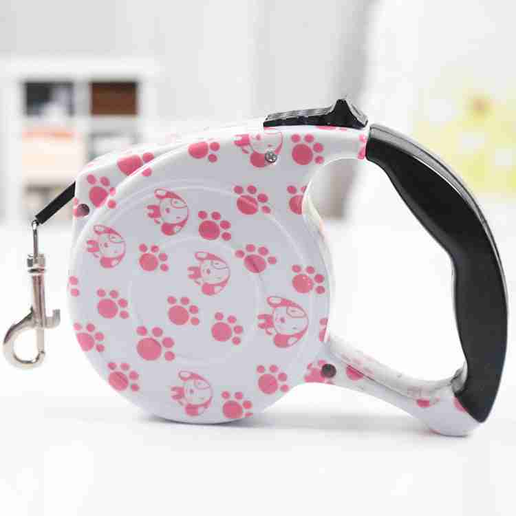 Blue polka dot pet leash