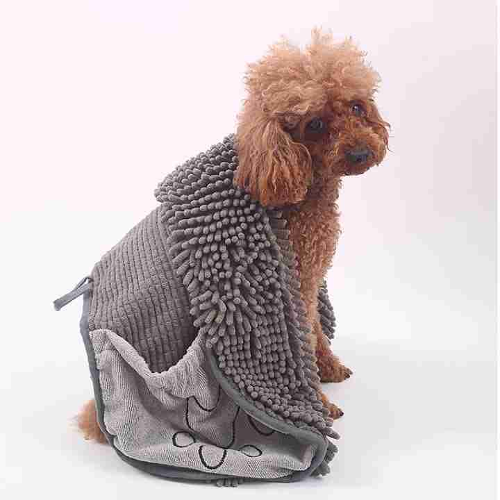 Dog bath towel