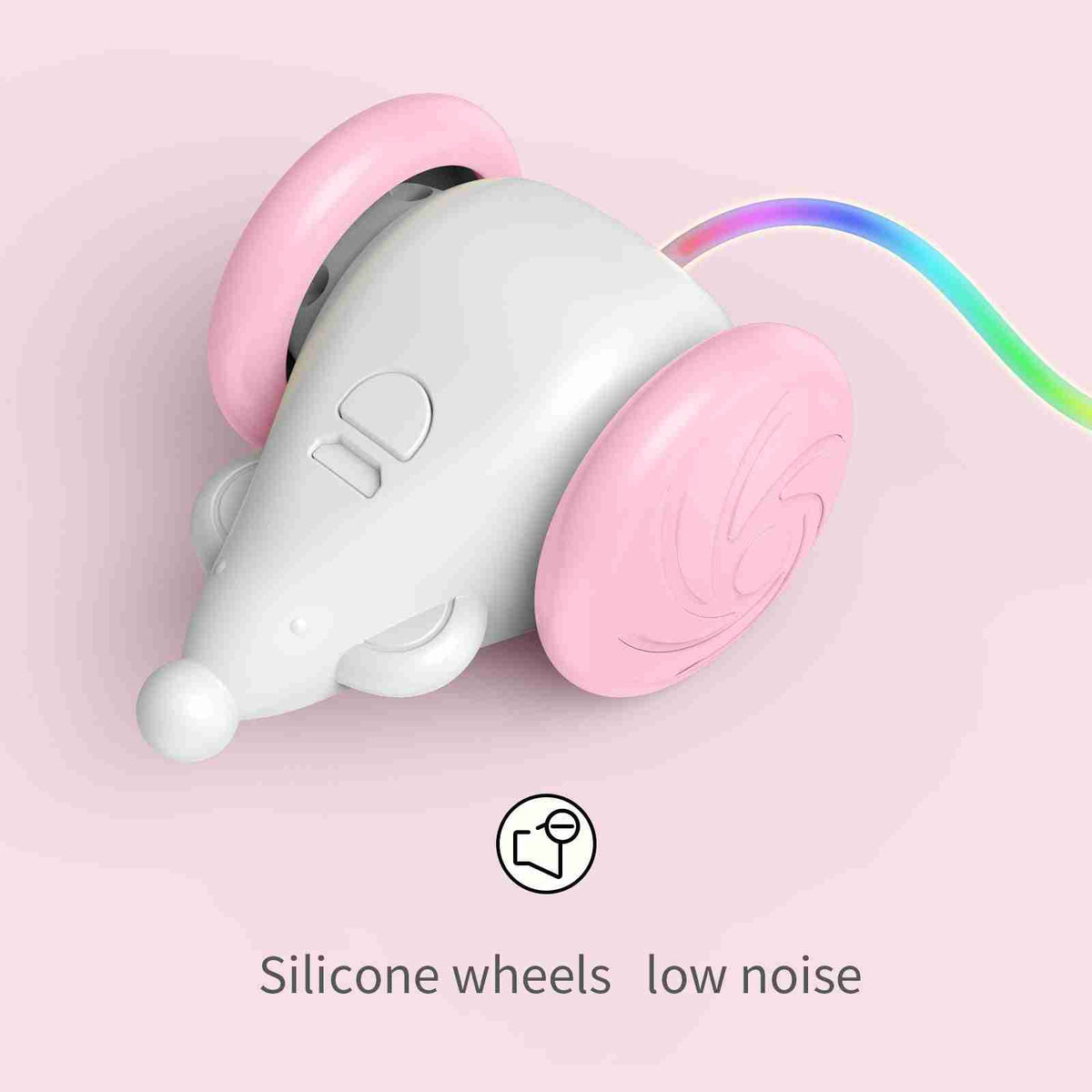 luminous simulation mouse cat toy for indoor play