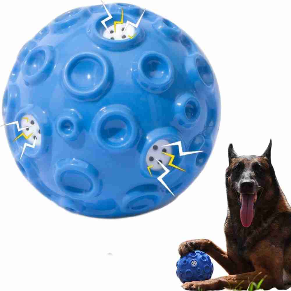 Durable dog toy ball with squeaker
