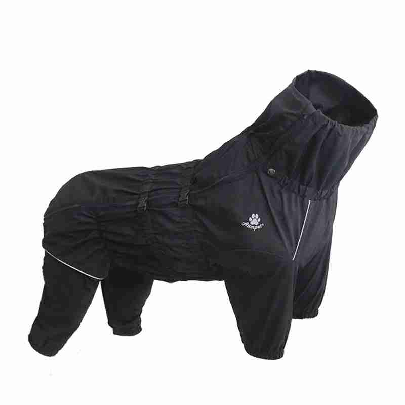 All-inclusive pet raincoat for dogs, waterproof and elastic material, sizes M to 5XL