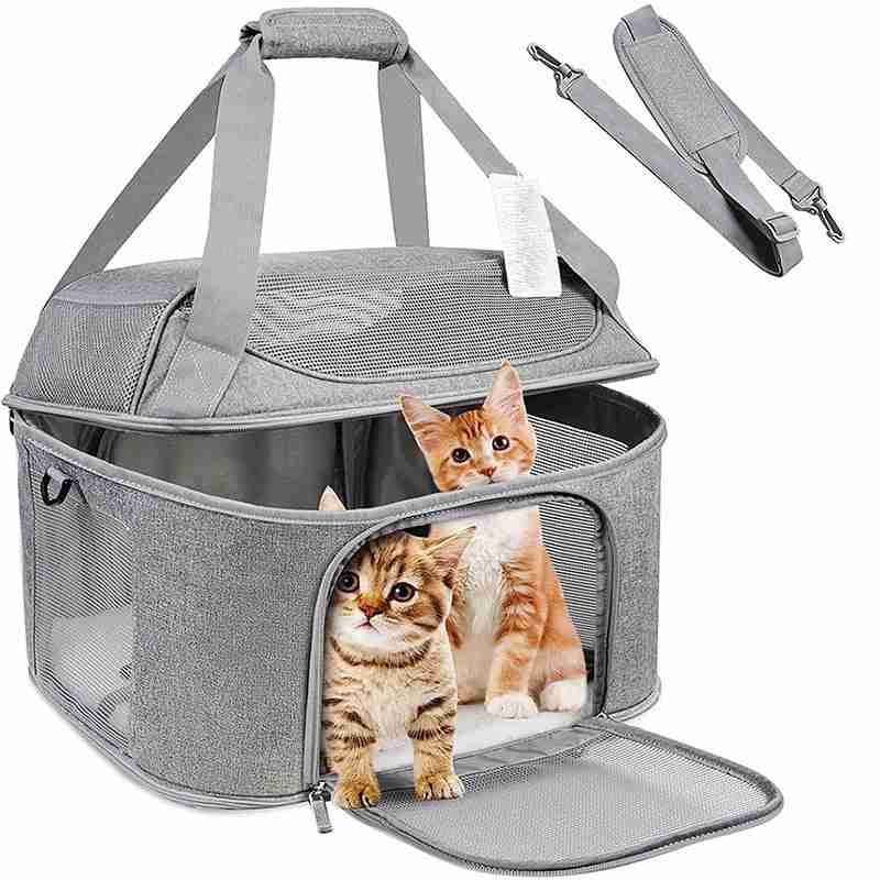 breathable pet carrier bag for small dogs and cats