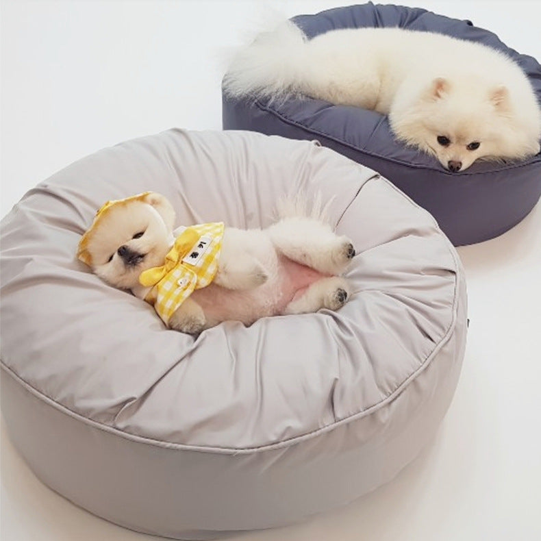 large washable pet bed – moisture proof round dog bed