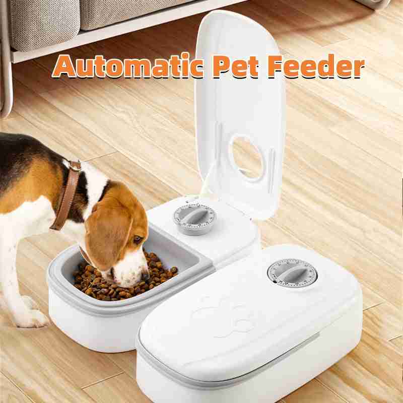 Automatic Pet Feeder with food bowl and timer