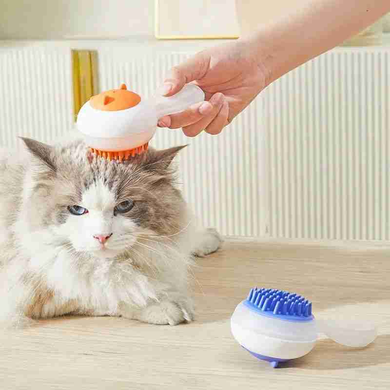 Pet grooming brush