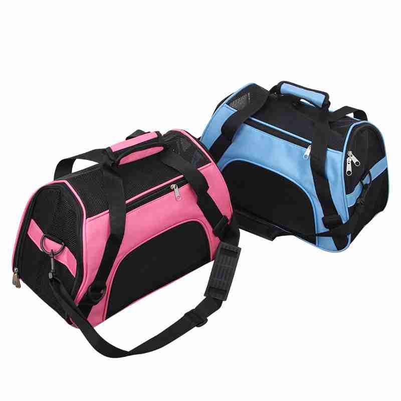 portable pet mesh carrier bag – breathable travel bag for cats and small dogs