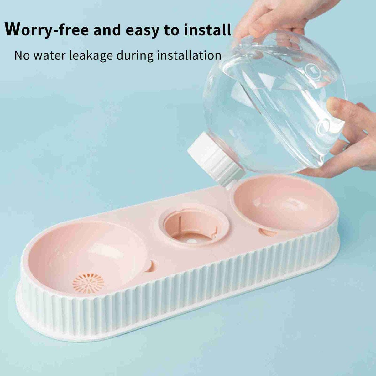 Automatic pet water dispenser with transparent water tank