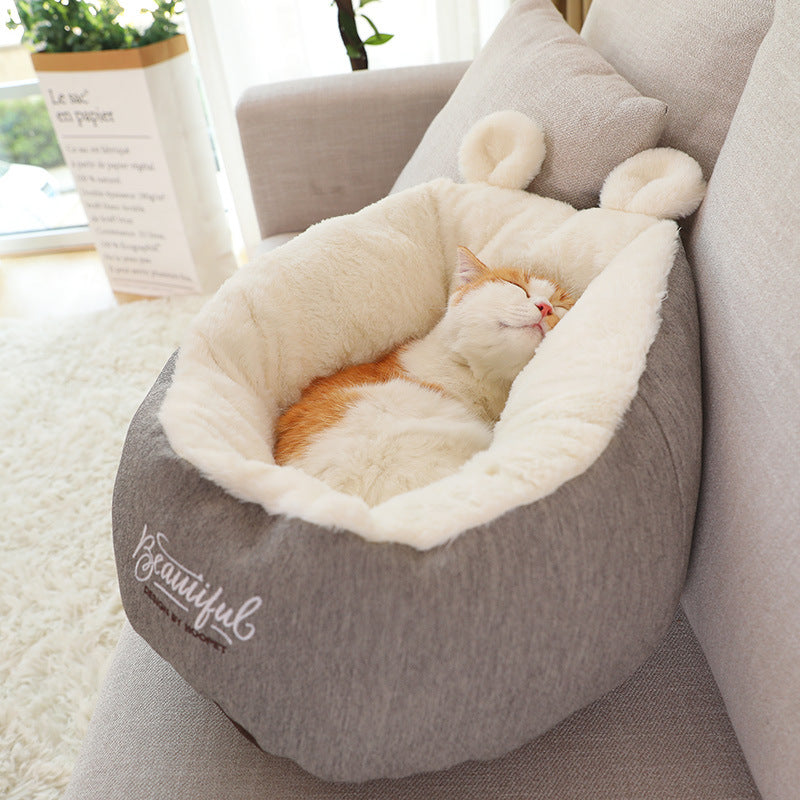 Pet Warming Soft Sleeping Bed for cats