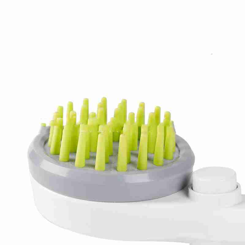 Pet massage bath brush with water spray