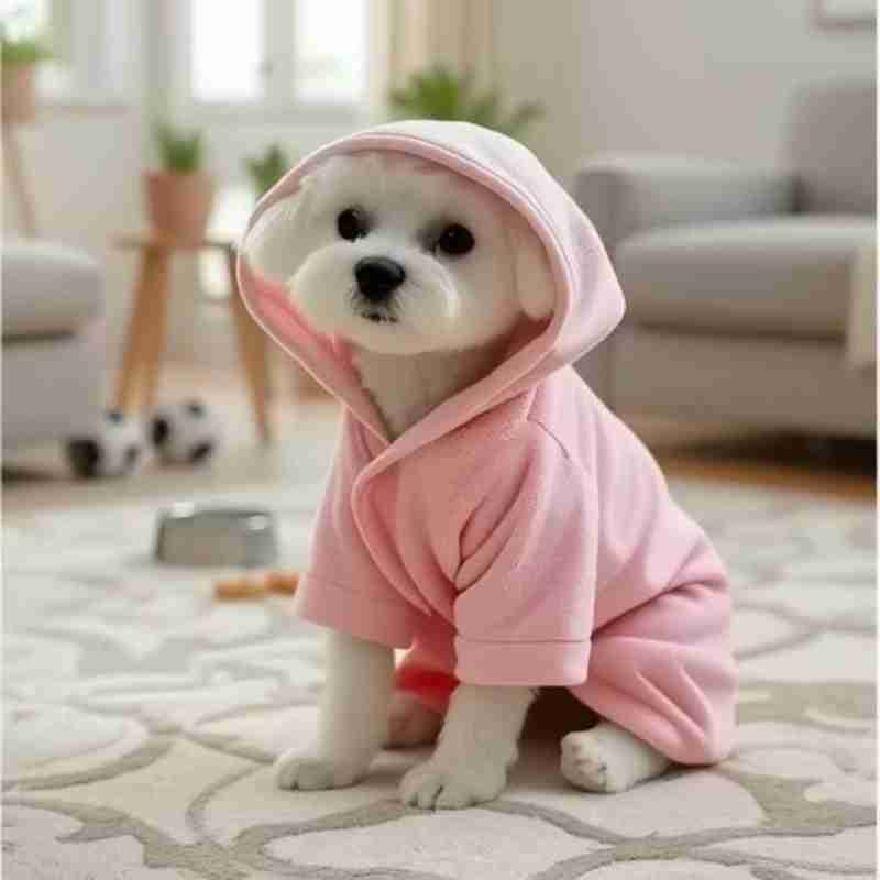 pet bath towel robe for dogs – thick absorbent material