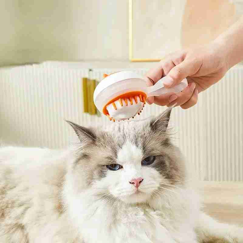 Pet grooming brush