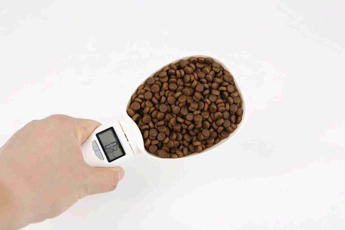 Pet Feeding Weighing Spoon – Measuring Scoop for Dogs & Cats