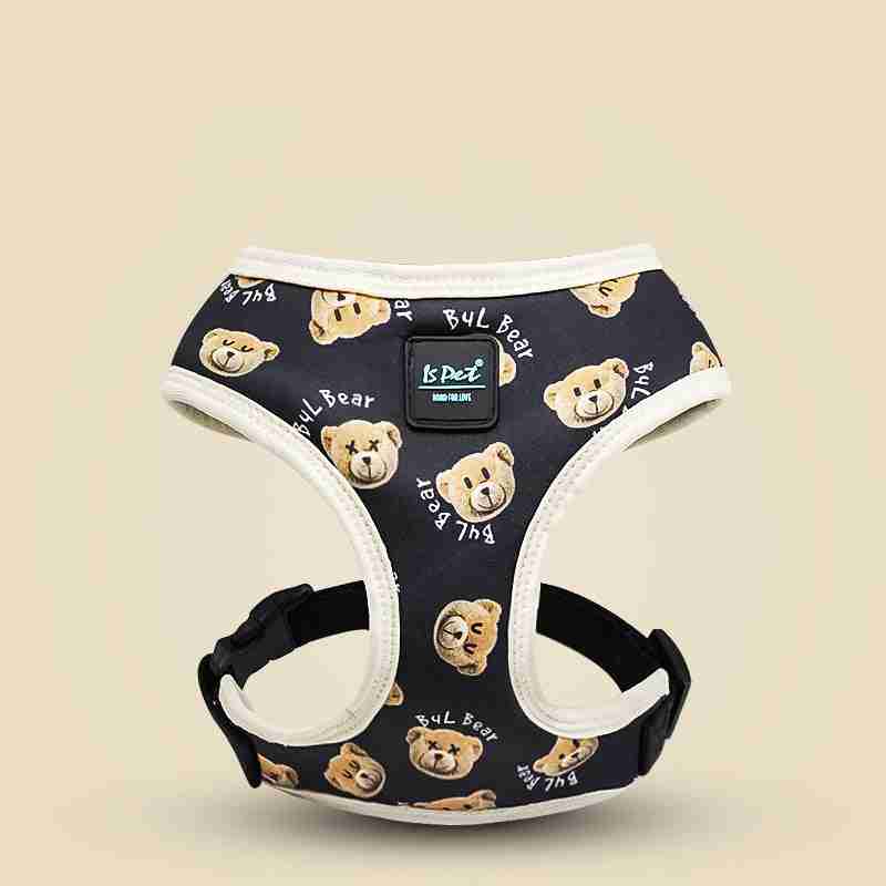 pet chest strap dog leash – soft polyester harness for small and medium dogs
