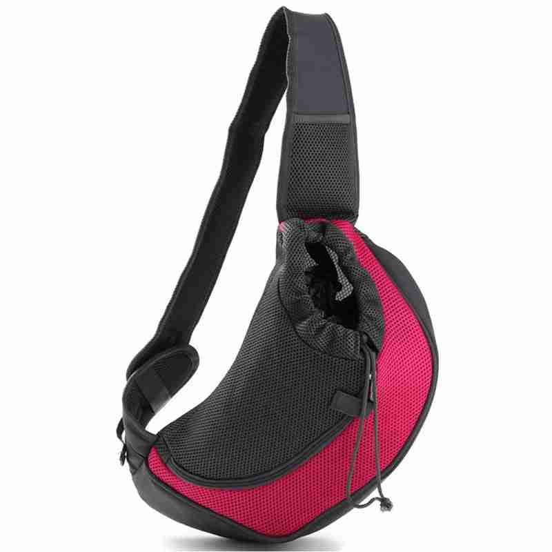 Pink pet carrier shoulder bag