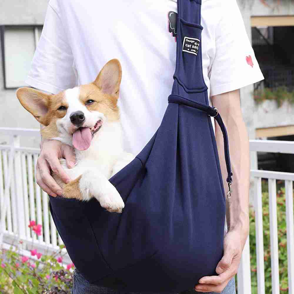 Pet dog travel sling carrier for small pets