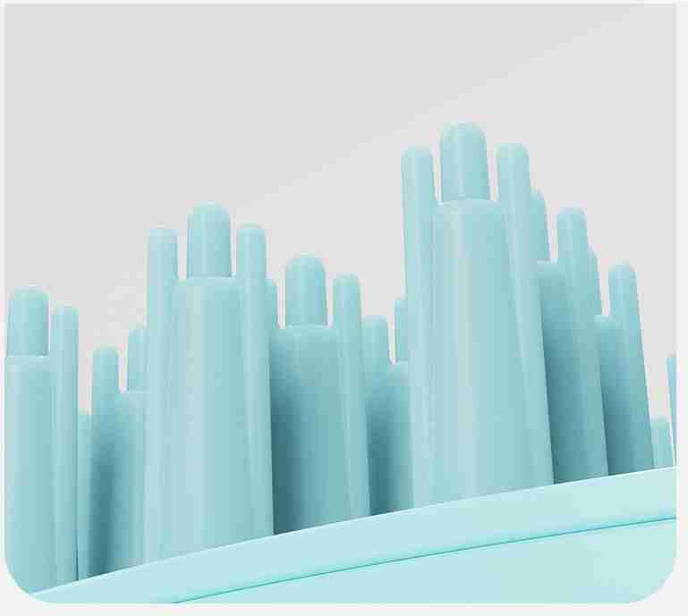 Blue Pet Grooming Brush with Ergonomic Handle
